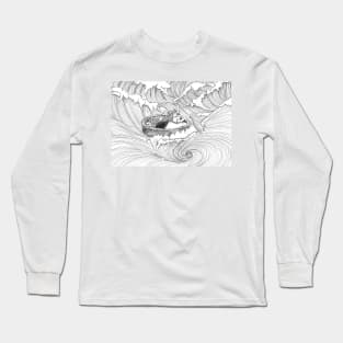 Whirlpool and a Wicker Basket Long Sleeve T-Shirt